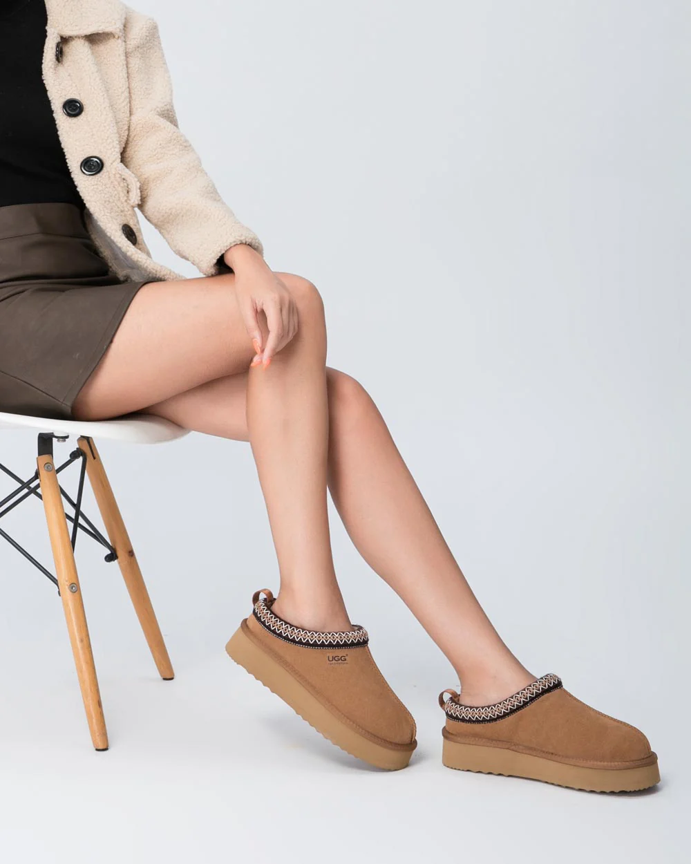 Alessia Platform Ugg Slippers - Image 9