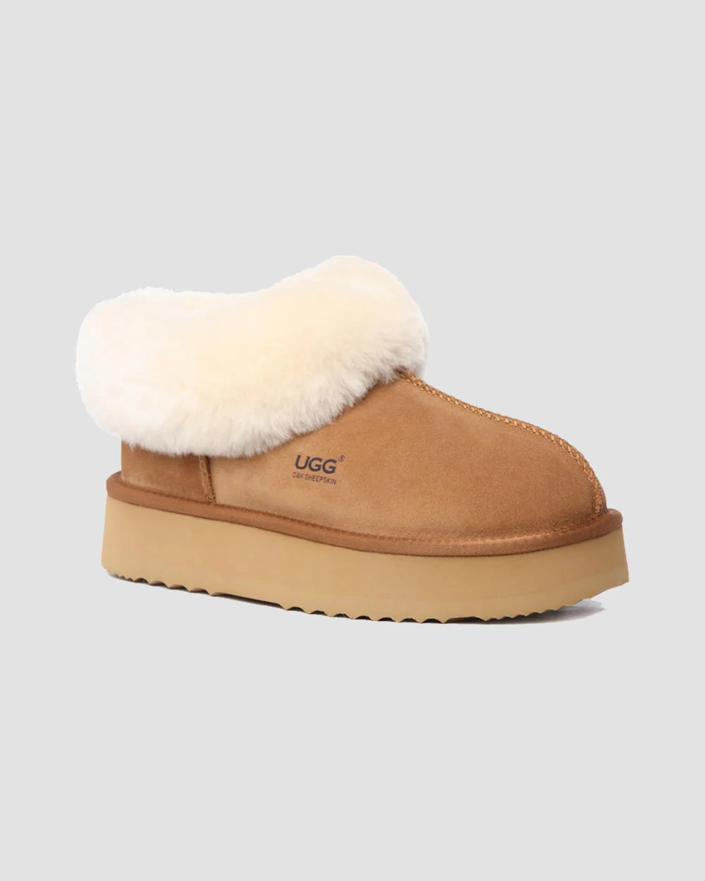 Platinum Platform Ugg Slippers - Image 4